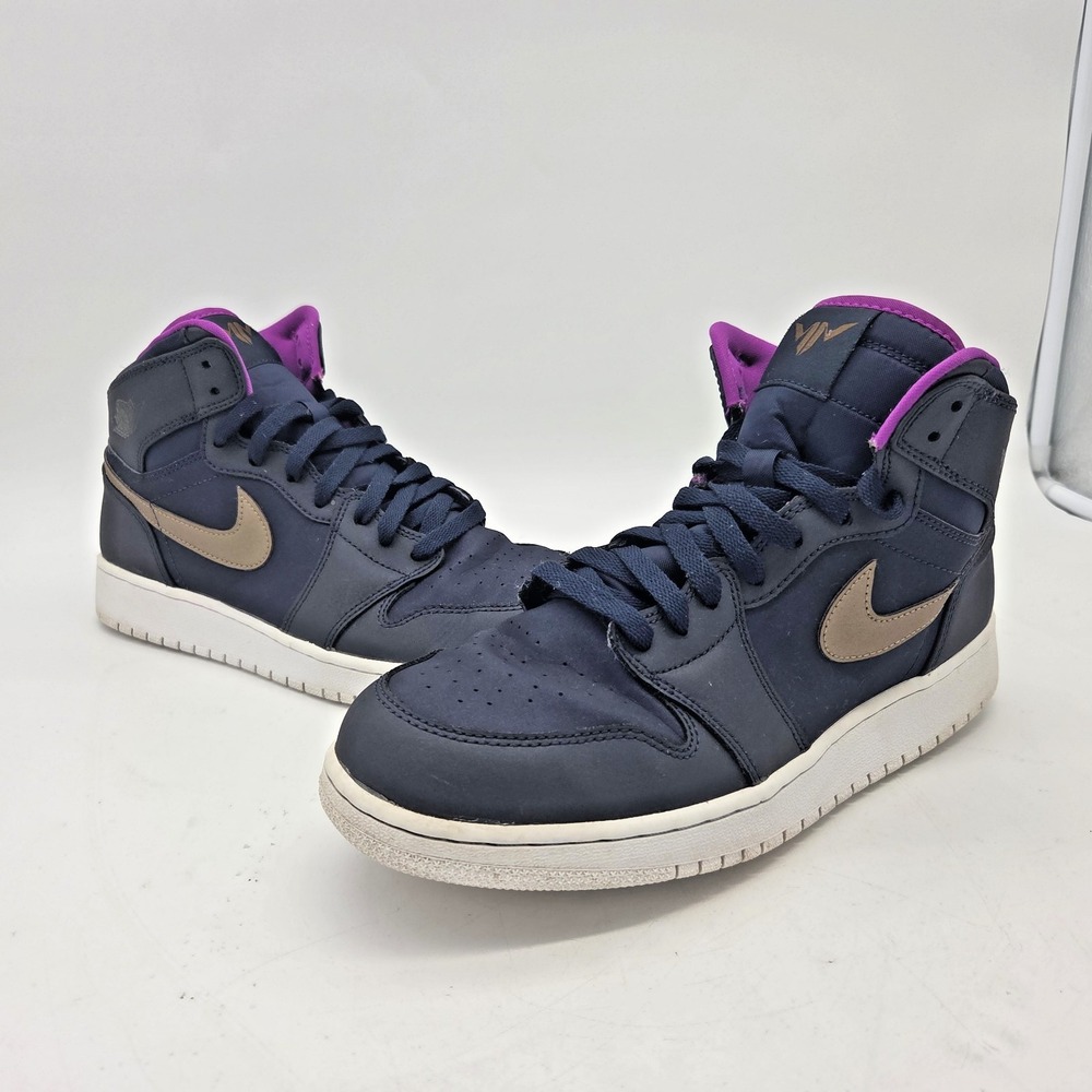 Nike Air Jordan 1 Retro Hi GS Maya Moore Blue Basketball Shoes 9.5Y